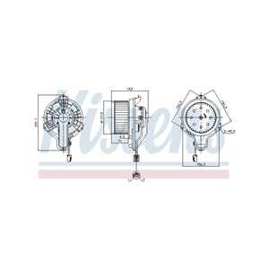 Kupéfläkt, ford focus iv, focus sedan iv, focus turnier iv, kuga iii, 2209707, 2240320, JX6A19846AA, JX6A19846AB