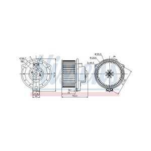 Kupéfläkt, mercedes-benz m-klass [w163], 1638204142, A1638204142