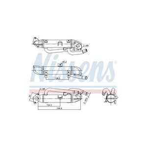 Kylare, avgasåterföring, audi,skoda,vw, 038131513S