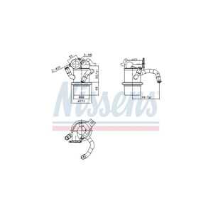 Kylare, avgasåterföring, audi a3, a3 limousine, a3 sportback, vw golf vii, golf variant vii, 04L131512BJ, 04L131512BP, 04L13151