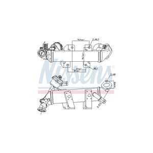 Kylare, avgasåterföring, nissan,opel,renault,vauxhall, 1471300Q1A, 1473500QAB, 147356011R, 4421211, 8200719993, 93168986, 95529