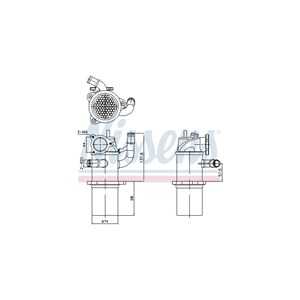 Kylare, avgasåterföring, audi, 04L131512A, 04L131512AX