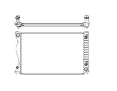 Kylare, motorkylning, Bak, audi a6 allroad c6, a6 c6, a6 c6 avant, 4F0121251AA, 4F0121251AF, 4F0121251M