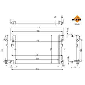 Kylare, motorkylning, Fram, Mitt, audi,cupra,seat,skoda,vw, 5Q0121251EK, 5Q0121251FB, 5Q0121251GC, 5Q0121251GG, 5Q0121251HP