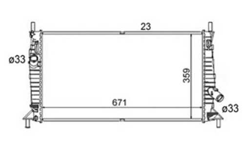 Kylare, motorkylning, ford,mazda,volvo, 1230987, 1251092, 1300467, 1305492, 1306399, 1306756, 1309414, 1318177, 1323756, 133098