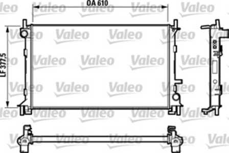 Kylare, motorkylning, fiat,ford, 1061180, 1061191, 1061192, 1091934, 1093711, 1093738, 1132655, 1671967, 1671970, 46736955