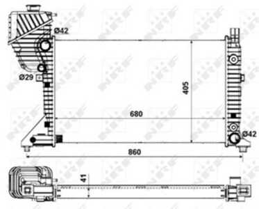 Kylare, motorkylning, mercedes-benz, 9015003800, A9015003800