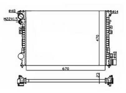 Kylare, motorkylning, citroën,fiat,lancia,peugeot, 1301P2, 1301P3, 1301W1, 1301W3, 1301W5, 1301W6, 1301W7, 1301Z0, 1301Z1, 1301