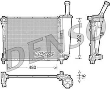 Kylare, motorkylning, fiat panda, panda van, 51892709, 51939068