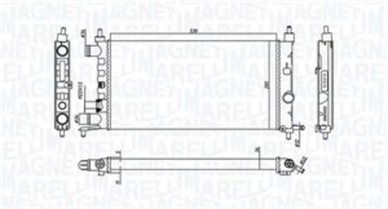 Kylare, motorkylning, opel corsa b, 1300173, 90531547