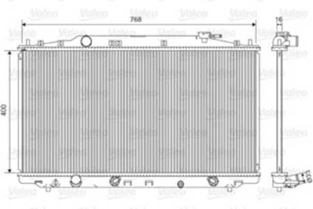 Kylare, motorkylning, honda accord kombi viii, 19010R40A51, 19010-R40-A51