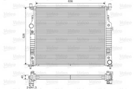 Kylare, motorkylning, mercedes-benz gl-klass [x164], m-klass [w164], r-klass [w251, v251], 2515000103, 2515000303, 2515000503, 