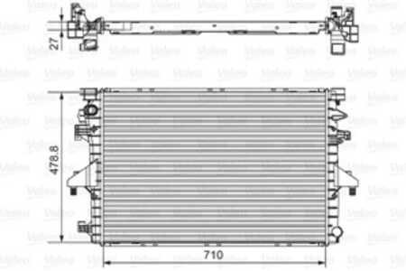 Kylare, motorkylning, vw multivan v, transporter buss v, transporter flak/chassi v, transporter skåp v, 7E0121253A