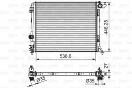 Kylare, motorkylning, renault, 214108607R