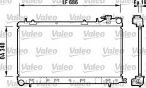 Kylare, motorkylning, subaru forester, impreza kombi, impreza sedan, 45111FA200, 45111-FA200, 45111FC350, 45111-FC350, 45111FC3