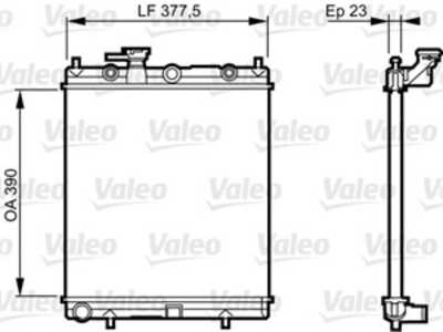 Kylare, motorkylning, nissan micra ii, 214101F515, 21410-1F515, 214101F520, 21410-1F520, 214106F600, 21410-6F600, 2141097B00, 2