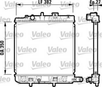 Kylare, motorkylning, mazda demio, B5C715200A, B5C7-15-200A, B5C715200B, B5C7-15-200B, B5C815200B, B5C8-15-200B, B5C815200C, B5