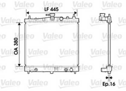 Kylare, motorkylning, nissan micra iii, micra c+c iii, note, 21460AX800, 21460-AX800, 21460BH50A, 21460-BH50A