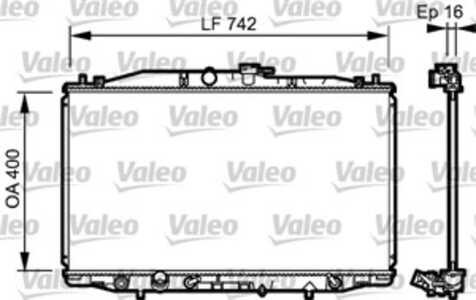 Kylare, motorkylning, honda accord vii, accord tourer vii, 19010RBBE51, 19010-RBB-E51