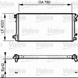 Kylare, motorkylning, nissan,opel,renault, 7701066109