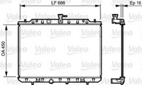 Kylare, motorkylning, nissan x-trail, 21400JG300, 21400-JG300