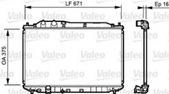 Kylare, motorkylning, honda civic sedan viii, 19010RNAA01, 19010-RNA-A01