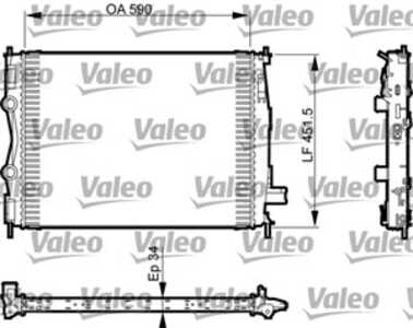 Kylare, motorkylning, nissan qashqai / qashqai +2 i, 21400BR40A, 21400-BR40A, 21410BR40A, 21410-BR40A