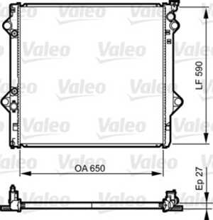 Kylare, motorkylning, toyota land cruiser prado, 1640031350, 16400-31350, 1640031351, 16400-31351