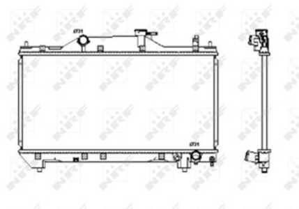 Kylare, motorkylning, toyota avensis, avensis kombi, avensis liftback, 164000D080