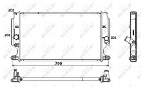 Kylare, motorkylning, toyota auris, auris kombi, avensis kombi, avensis sedan, corolla sedan, verso, verso van, 164000R030, 164