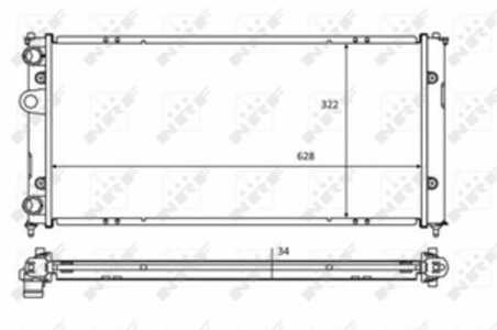 Kylare, motorkylning, seat cordoba, cordoba vario, ibiza ii, inca, vw caddy minibus,  minivan ii, caddy skåp/stor limousine ii,