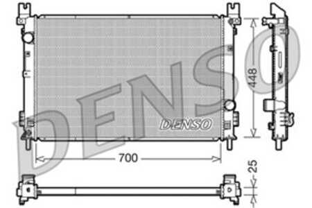 Kylare, motorkylning, chrysler pacifica, 05102435AA