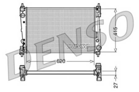 Kylare, motorkylning, abarth,alfa romeo,fiat,lancia,opel, 51896964, 55700617, 55703927, 55704135