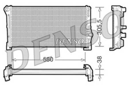 Kylare, motorkylning, fiat idea, punto, punto skåp/halvkombi, lancia musa, ypsilon, 46834067, 51734092