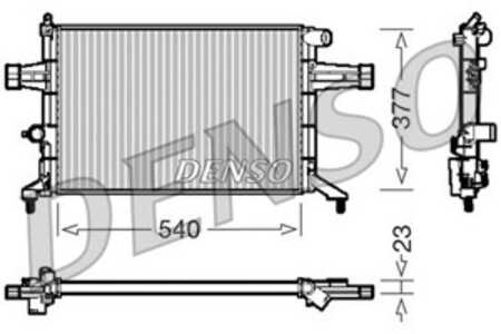 Kylare, motorkylning, opel,vauxhall, 90570725