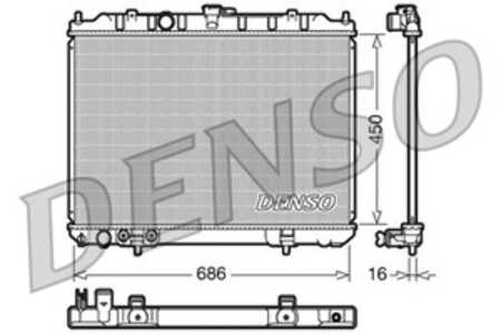 Kylare, motorkylning, nissan x-trail, 214608H900