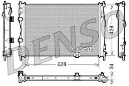 Kylare, motorkylning, nissan qashqai / qashqai +2 i, 21400JD70A, 21400JD70B, 21400JD71A, 21400JD71B, 21410JD71B