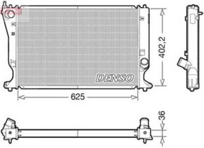 Kylare, motorkylning, toyota avensis, avensis kombi, avensis sedan, corolla verso, 164000R011, 164000R021