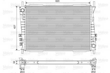 Kylare, motorkylning, jaguar x-type i, x-type kombi i, 4H8005AF, C2S20551, C2S31599