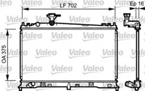 Kylare, motorkylning, mazda 6 hatchback, 6 sedan, 6 station wagon, LF2115200, LF21-15-200, LF2115200A, LF21-15-200A, LF2115200B