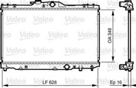 Kylare, motorkylning, toyota corolla, corolla compact, corolla kombi, corolla liftback, yaris, 164000D030, 164000D040, 164000D0