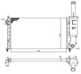 Kylare, motorkylning, fiat punto, 0000046524603, 46524603, 46554979, 46778148, 46786267, 46827081, 46827082