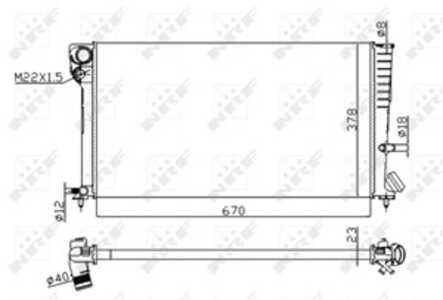 Kylare, motorkylning, citroën,peugeot, 133023, 133056, 1331EQ, 1331Q6, 1331S0, 96275073