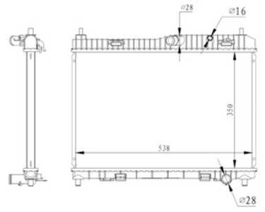 Kylare, motorkylning, ford b-max, b-max van, fiesta vi, fiesta sedan, ka+ iii, ka+ sedan iii, 1772874, 5054660, AE818005AB, BE8