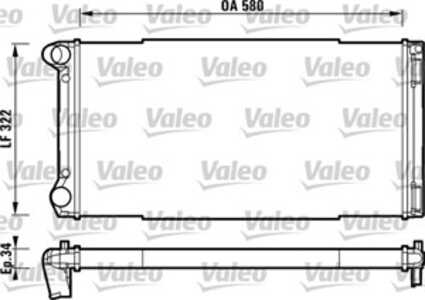 Kylare, motorkylning, fiat idea, punto, punto skåp/halvkombi, lancia musa, 46524619, 46546944, 46776301, 46778155, 51708727, 51