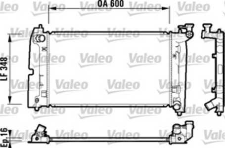 Kylare, motorkylning, toyota corolla, corolla kombi, corolla sedan, corolla verso, 164000D200, 16400-0D200, 164000D230, 1640021