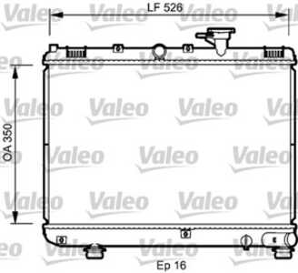 Kylare, motorkylning, kia rio halvkombi i, rio sedan i, 0K30A-15200D, 0K30A-15200E, K30A15200D, K30A15200E