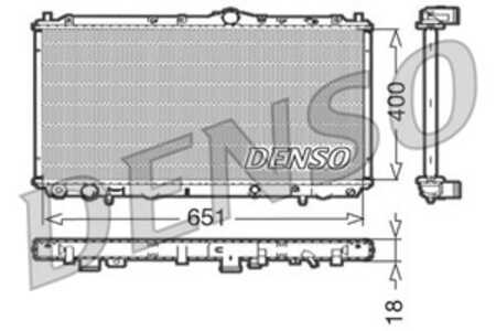 Kylare, motorkylning, mitsubishi carisma, carisma sedan, space star minibus,  minivan, volvo s40 i, v40 kombi, 8601843, 8602065