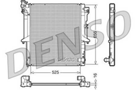 Kylare, motorkylning, mitsubishi l200 / triton, 1350A182K, 1350A314, 1350A346, 1350A348