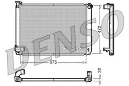 Kylare, motorkylning, lexus rx, 1604120352, 1604120353, 1604120354